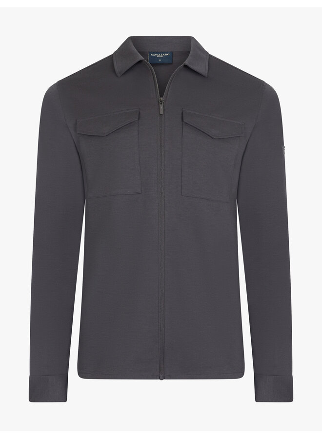 Cavallaro Zeradino overshirt antraciet grijs