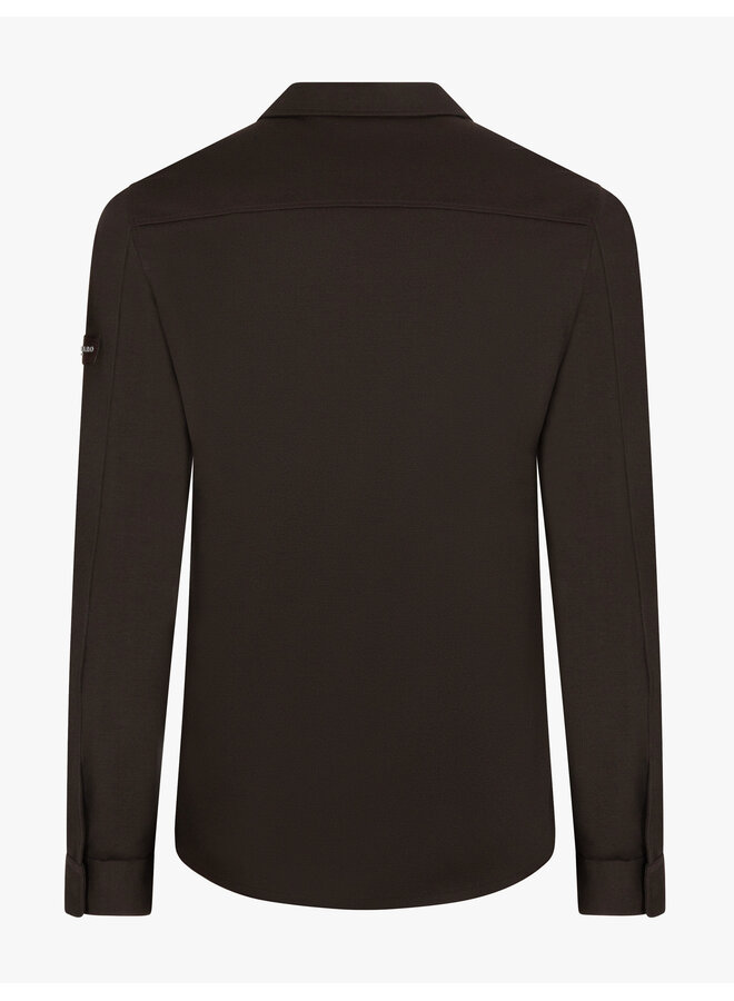 Cavallaro Zeradino overshirt dark brown