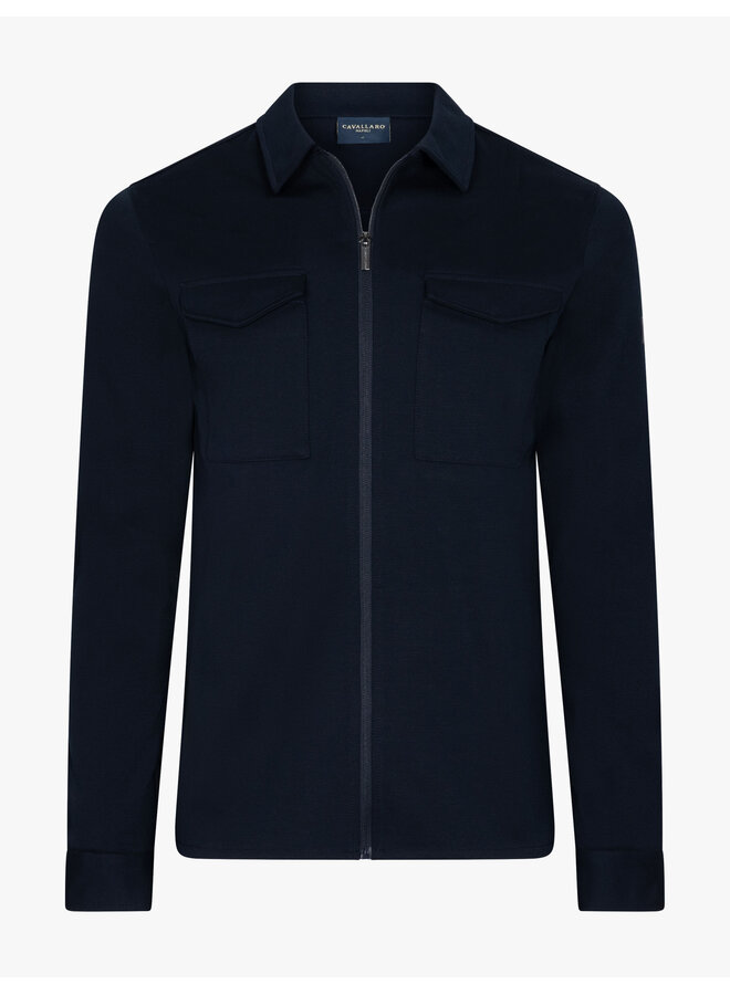 Cavallaro Zeradino overshirt dark blue