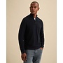 Vanguard half zip pullover structure blauw