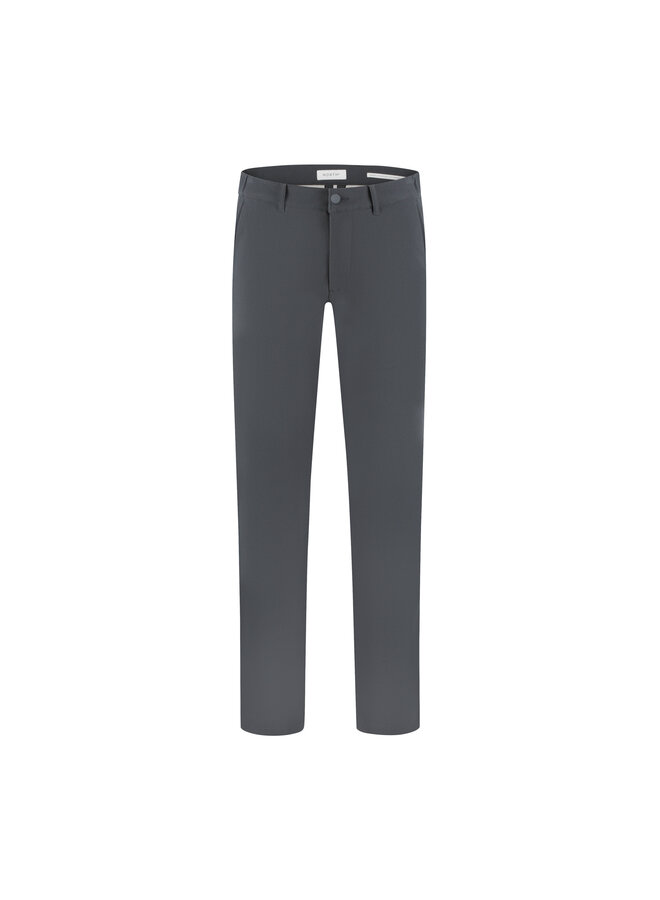 Bonded travelbroek met structuur antraciet L34