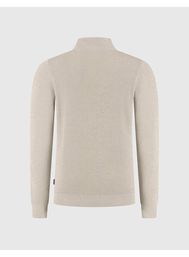 Saint Steve pullover met schipperskraag beige