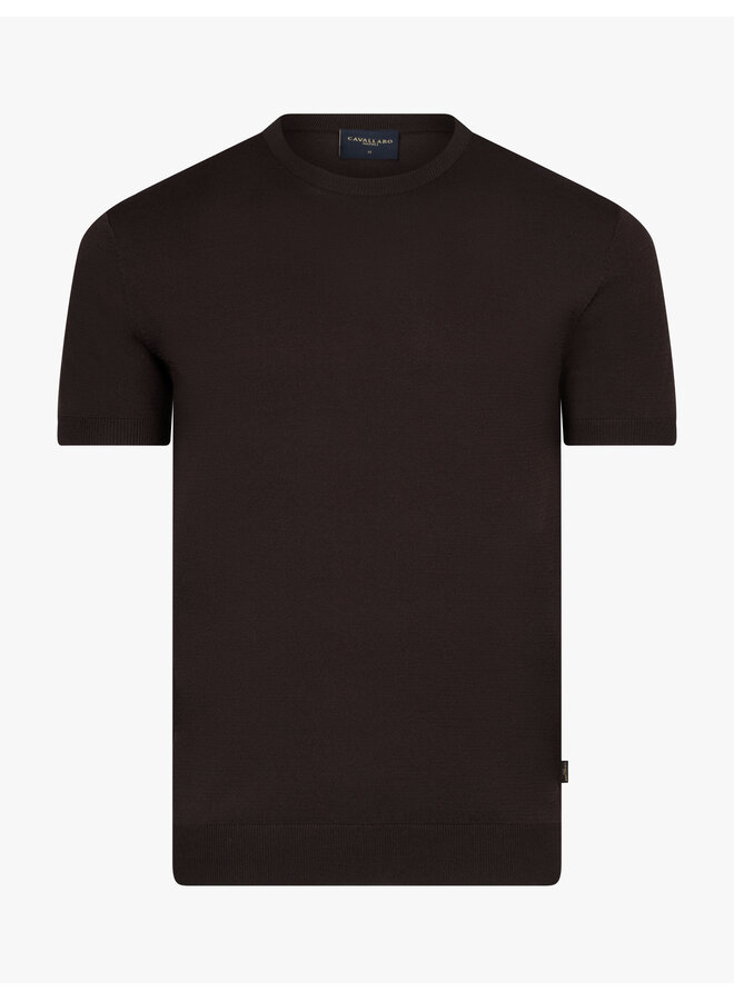 Cavallaro Napoli Milo Tee dark brown