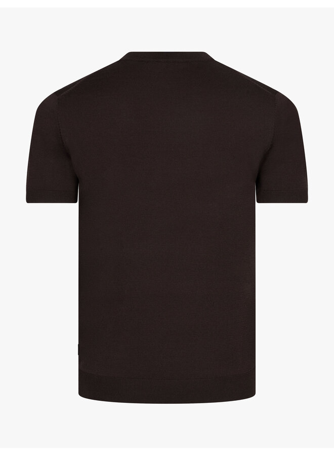 Cavallaro Napoli Milo Tee dark brown