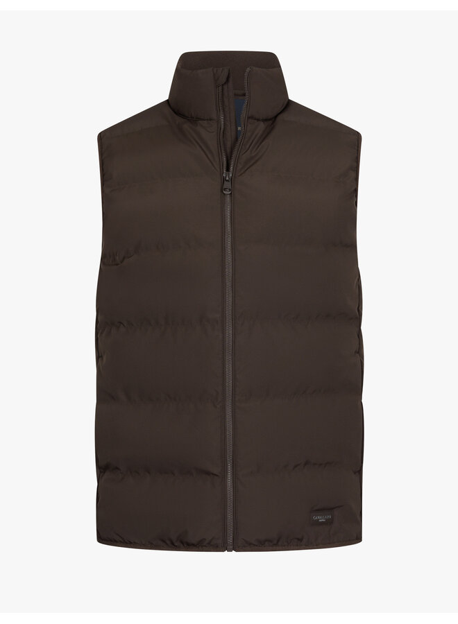 Cevigio bodywarmer padded dark brown