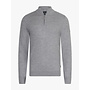 Cavallaro Merino half zip pullover licht grijs