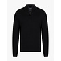 Cavallaro Merino half zip pullover zwart
