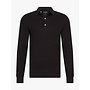 Cavallaro merino pullover met polokraag dark brown
