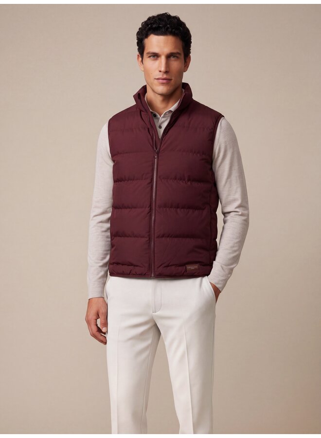 Cevigio bodywarmer padded wine red
