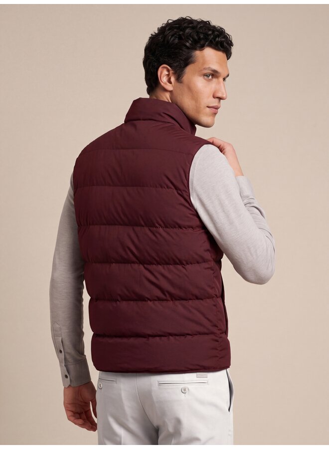 Cavallaro Cevigio bodywarmer wine red