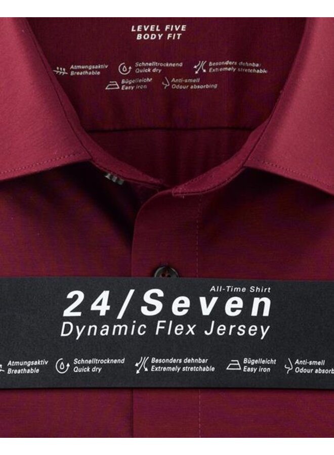 Olymp shirt level 5 Dynamic flex jersey rood