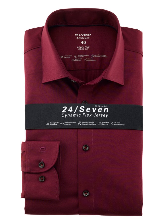 Olymp shirt level 5 Dynamic flex jersey rood