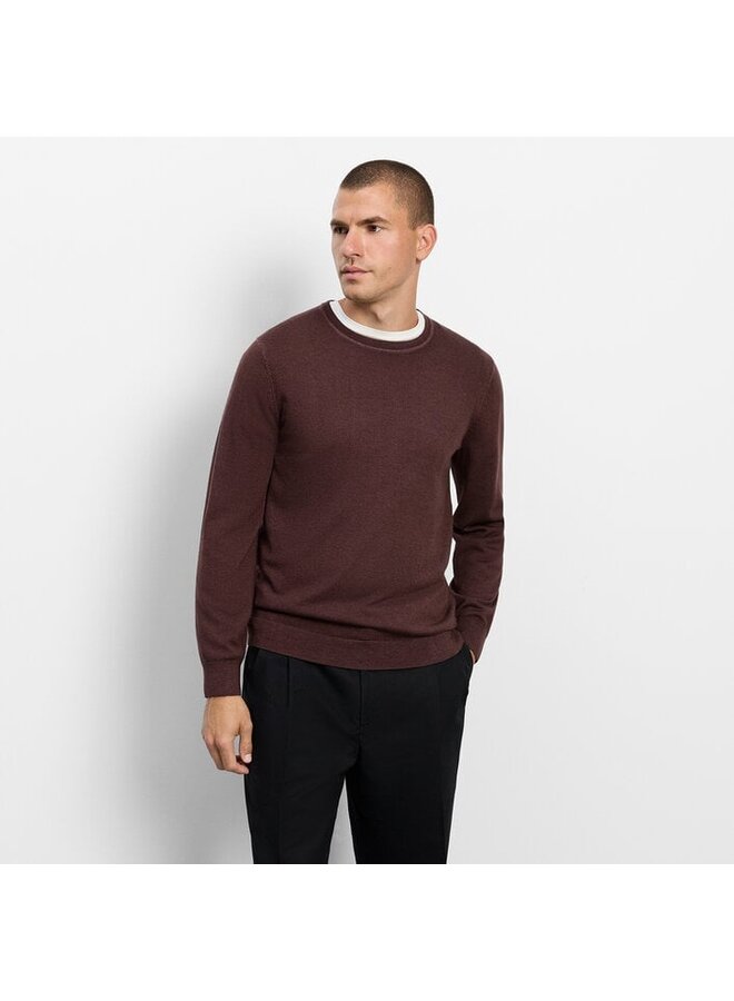 Olymp pullover ronde hals merino Burgundy