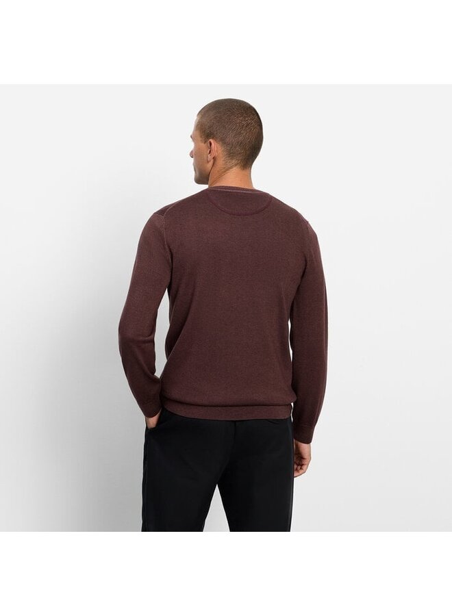 Olymp pullover ronde hals merino Burgundy