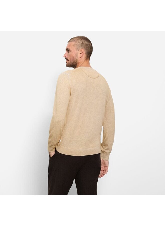 Olymp pullover ronde hals merino wol Beige