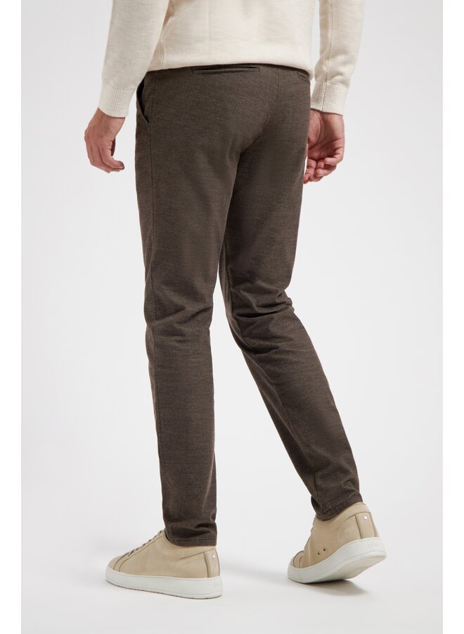 North 84 wollook chino visgraad bruin L32