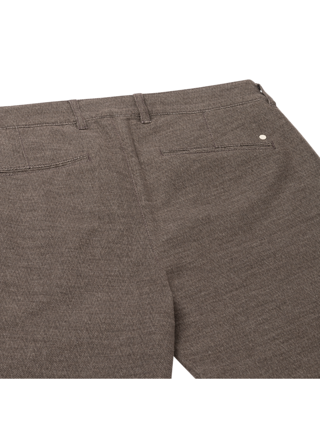 North 84 wollook chino visgraad bruin L32