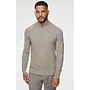 Gentiluomo half zip pullover structure beige