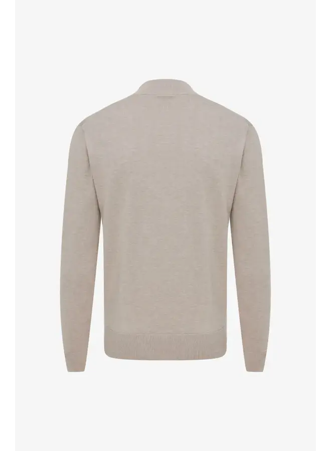 Gentiluomo pullover met turtle neck beige