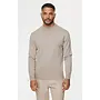 Gentiluomo pullover met turtle neck beige