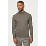 Gentiluomo pullover met turtle neck taupe
