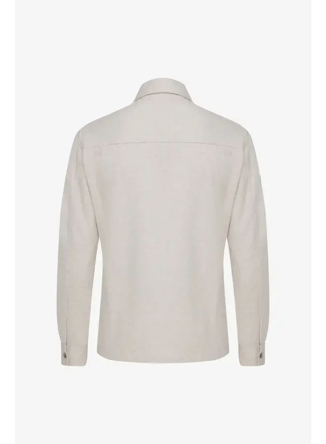 Gentiluomo overshirt met rits beige