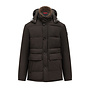 Agiato winterjas Parka Bartolo Dark Brown