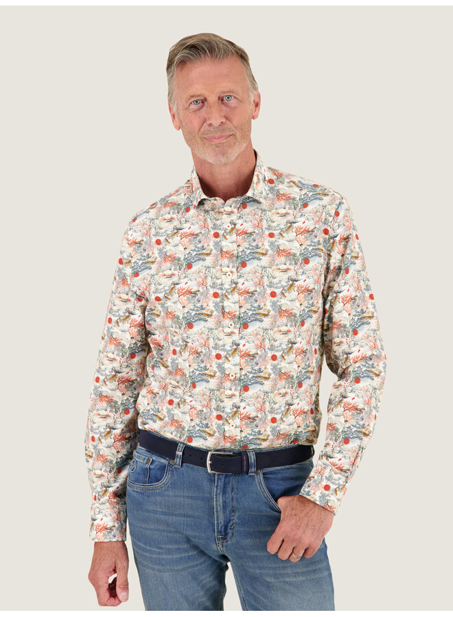 A Fish named Fred shirt Fuji Dream off whte