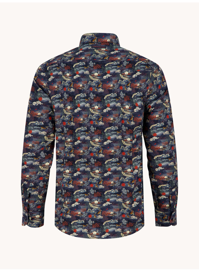 A Fish named Fred shirt Fuji Dream navy