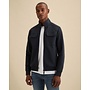 Vanguard sweat vest met rits donkerblauw