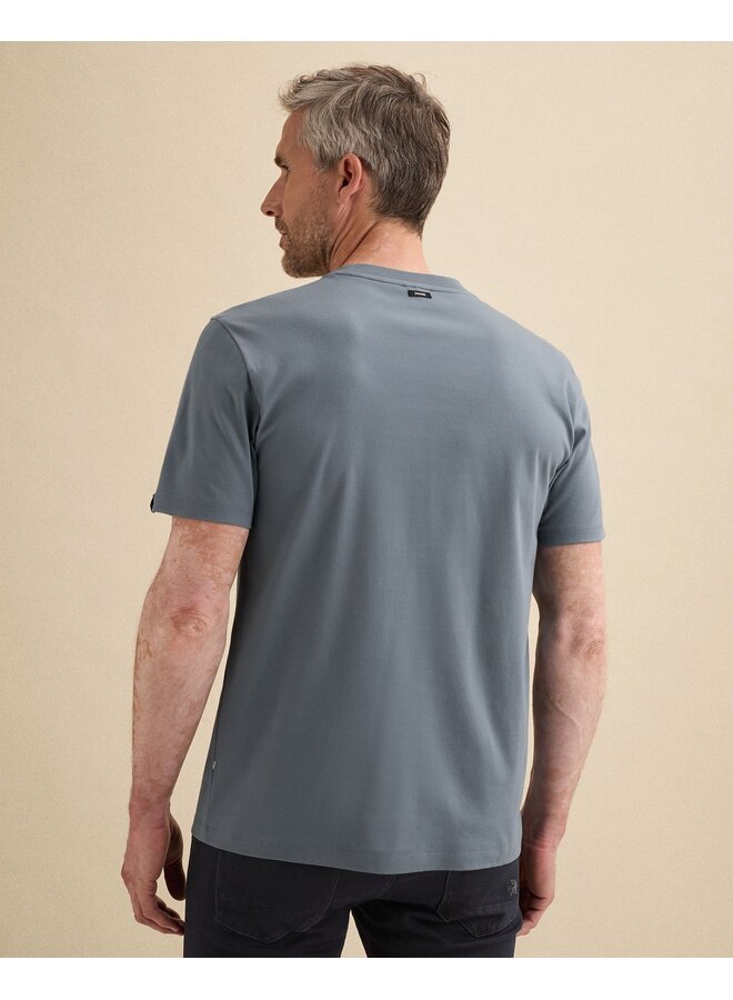 Vanguard t-shirt ronde hals jeansblauw