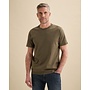 Vanguard t-shirt ronde hals groen beige