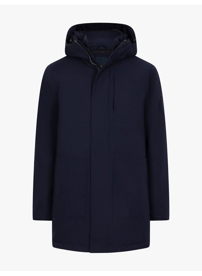 Valledino parka winterjas dark blue
