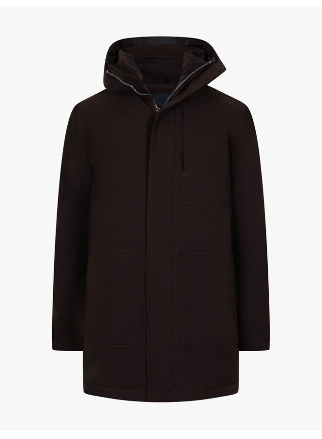Cavallaro Valledino parka winterjas dark brown