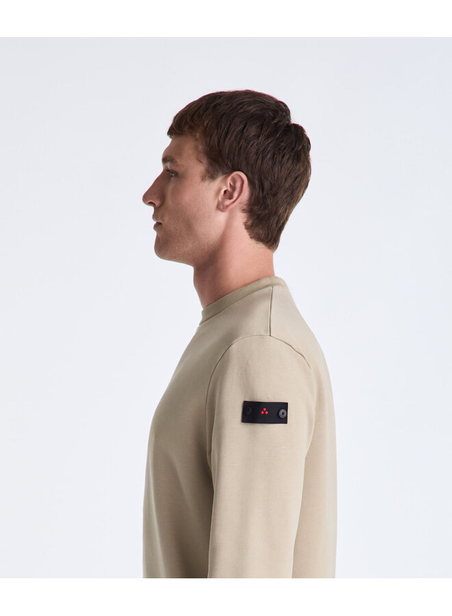 Peuterey Saidor sweater ronde hals beige