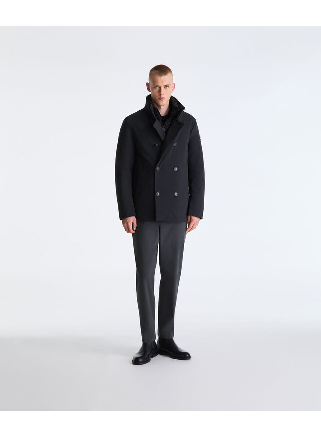 Winterjas double breasted MIlitao navy