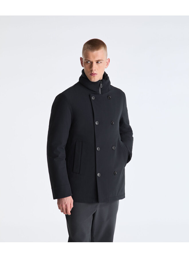 Peuterey double breasted winterjas Militao navy