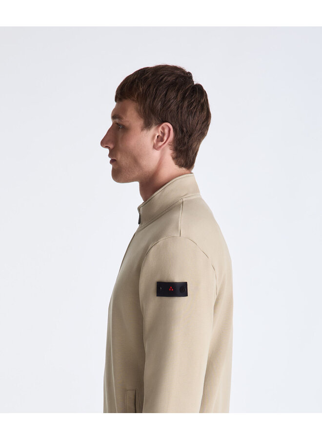 Peuterey Dory half zip sweater beige