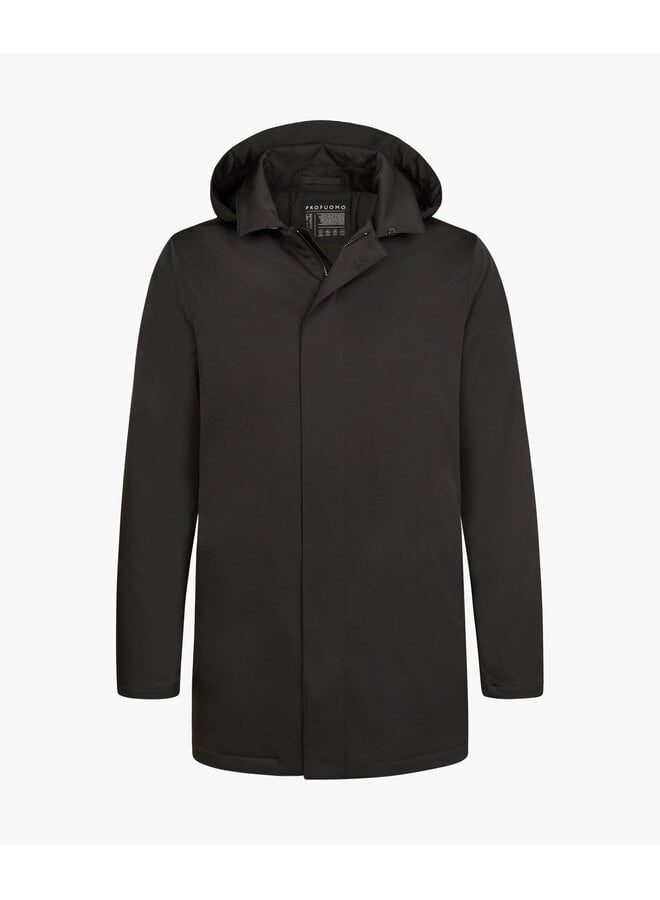Profuomo magnetclose winterjas donkerbruin