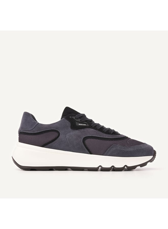 Sneaker Luca Noa Blauw Zwart Suède