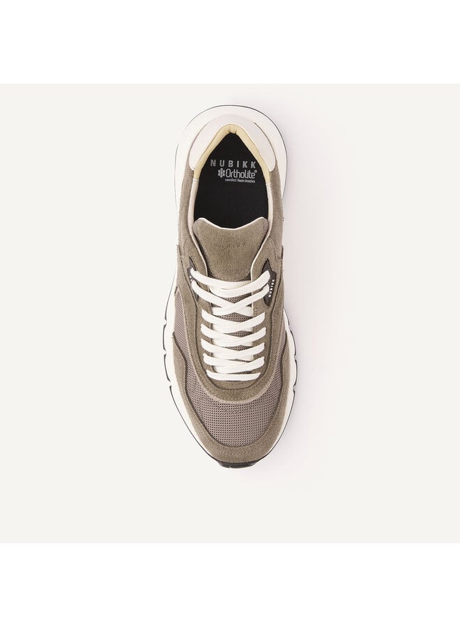 Nubikk Luca Noa Sneaker voor heren Groene Suède