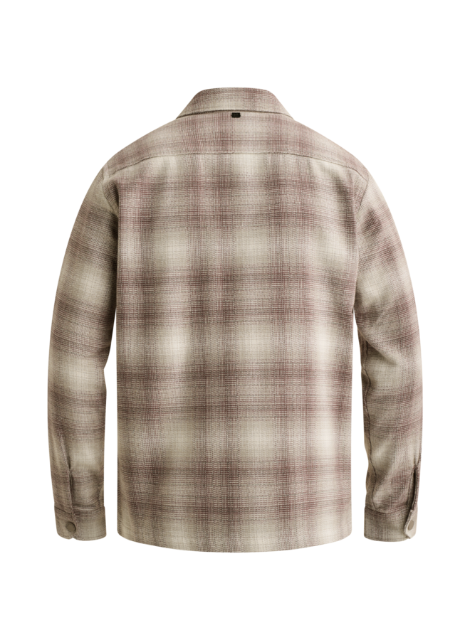 Vanguard overshirt ruit beige