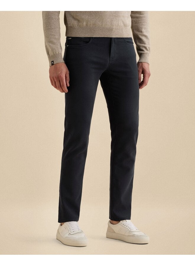 V7 regular fit katoenen broek navy L34