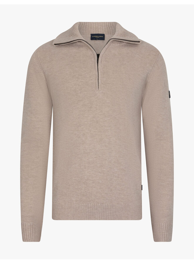 Sanmori half zip pullover dark kit