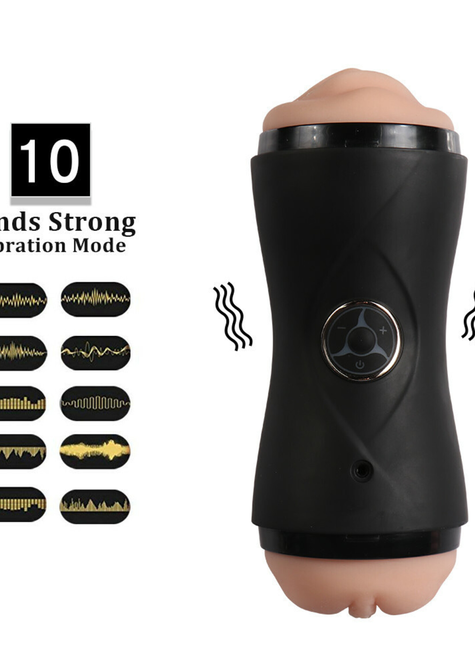 Dolls - Exclusive - Line Dolls Exclusive Line  - Zavier Double-end Vibrate Masturbator