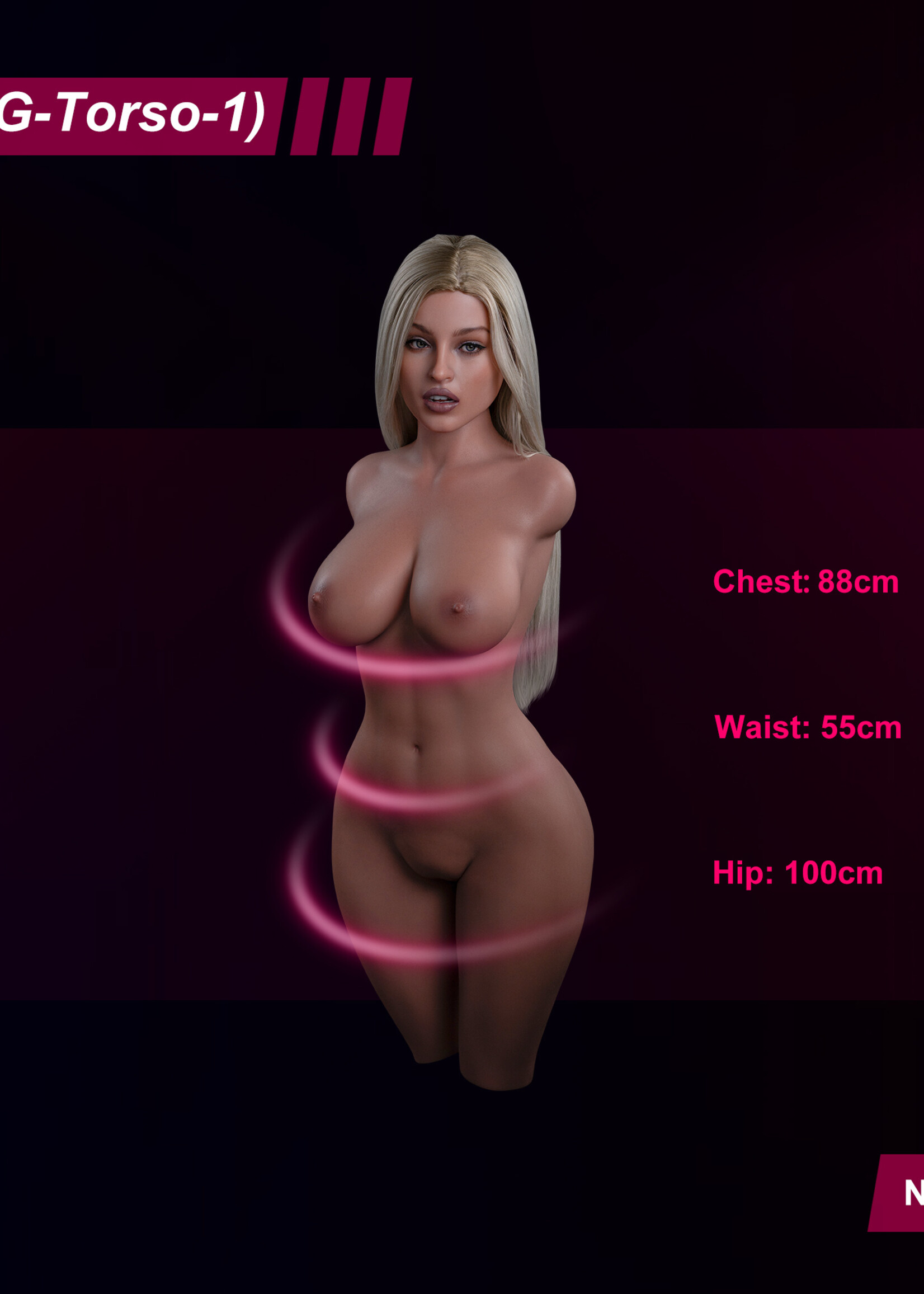Zelexdoll SLE SERIES Zelex SLE Torso Tanya  - Realistisch, Leicht und Hochwertige Qualität