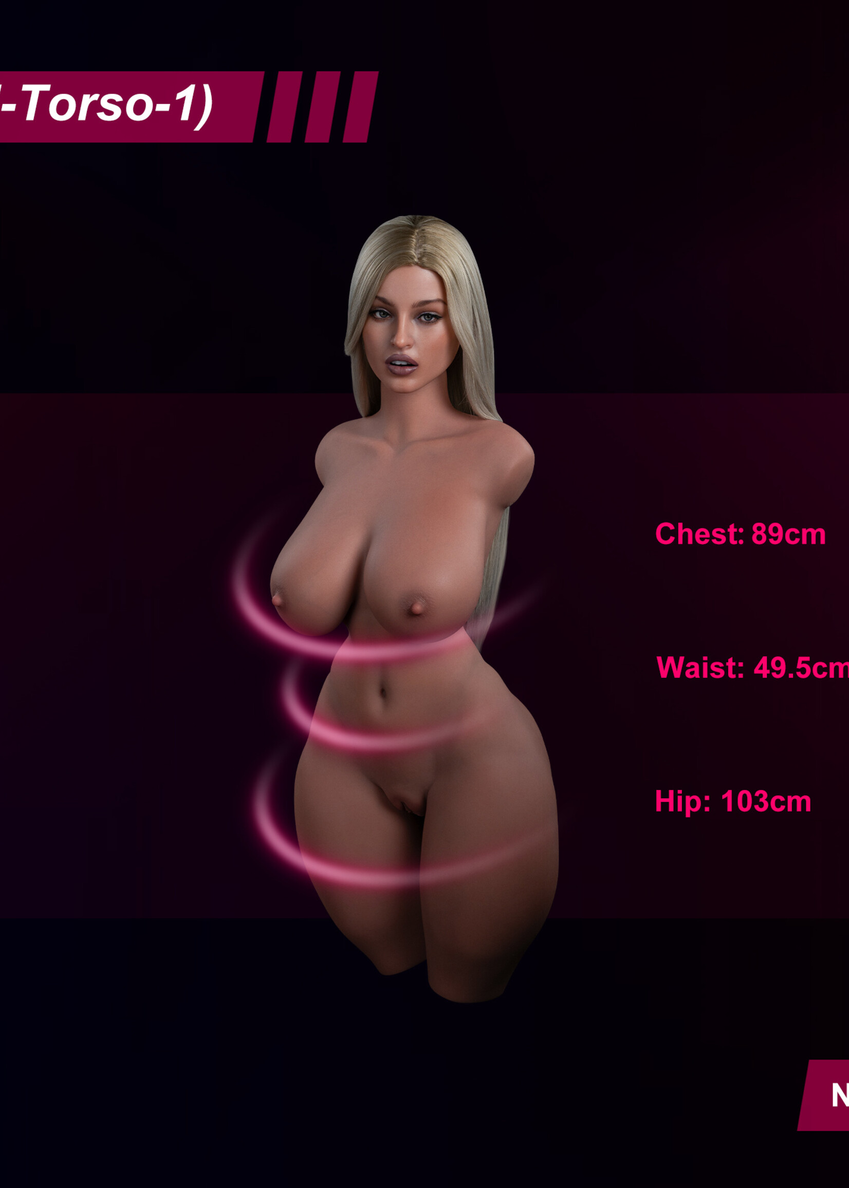 Zelexdoll SLE SERIES Zelex SLE Torso Tanya  - Realistisch, Leicht und Hochwertige Qualität