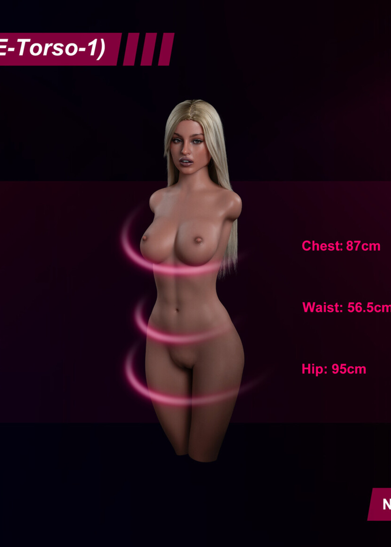 Zelexdoll SLE SERIES Zelex SLE Torso Pricilla - Realistisch, Lichtgewicht en Hoogwaardige Kwaliteit