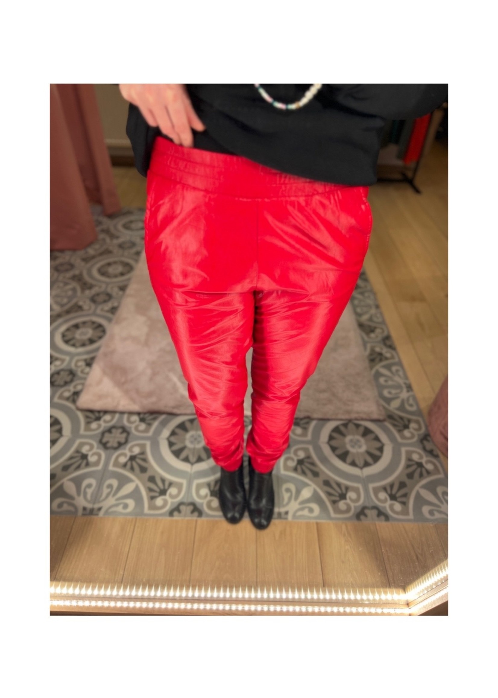 Alix The Label Woven Shiny Training Pant Lacquer