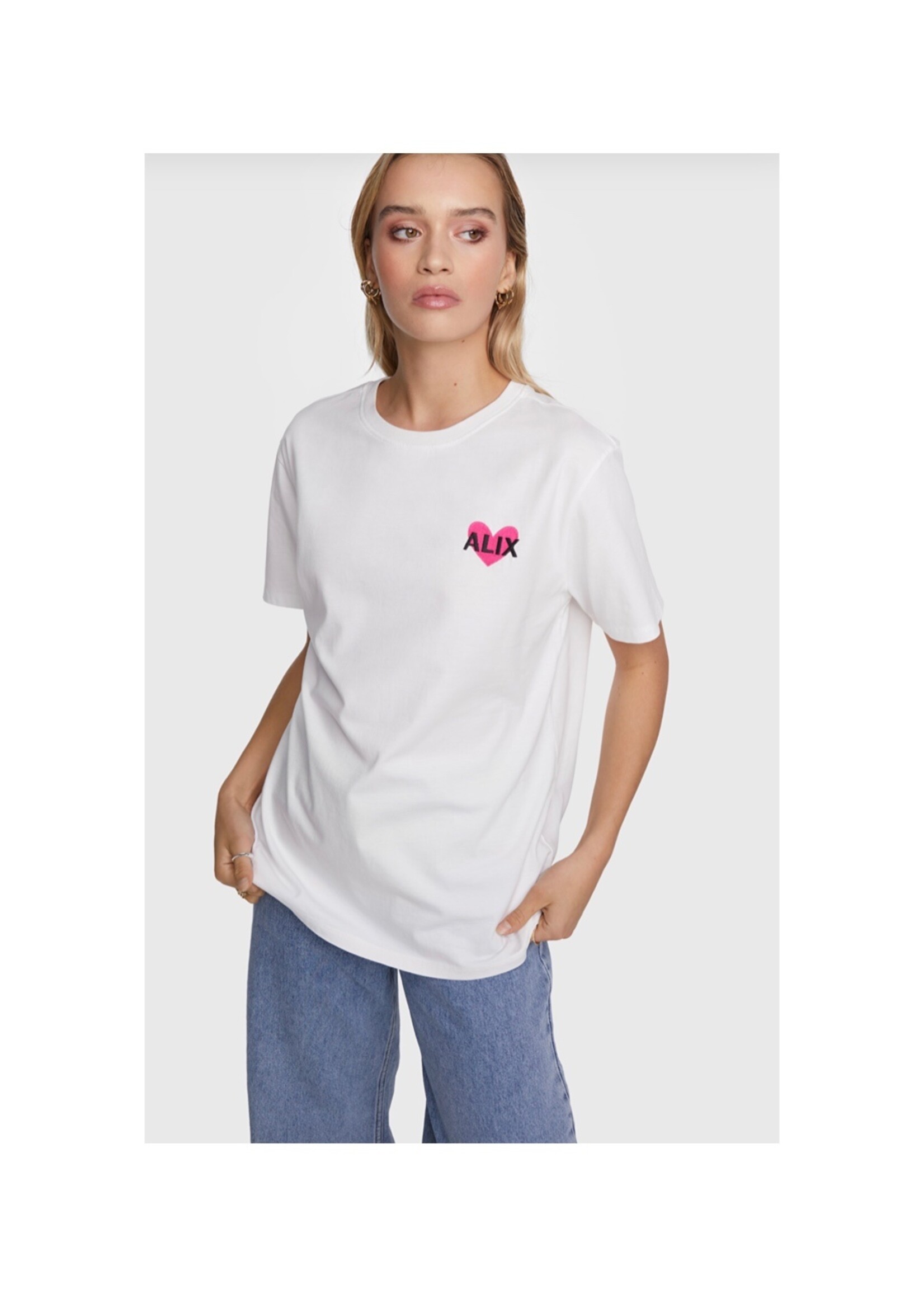 Alix The Label Knitted Alix Heart T-shirt